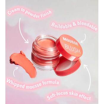 Makeup Revolution London Mousse Blush - Penová tvárenka 6 g
